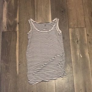 black and white tank